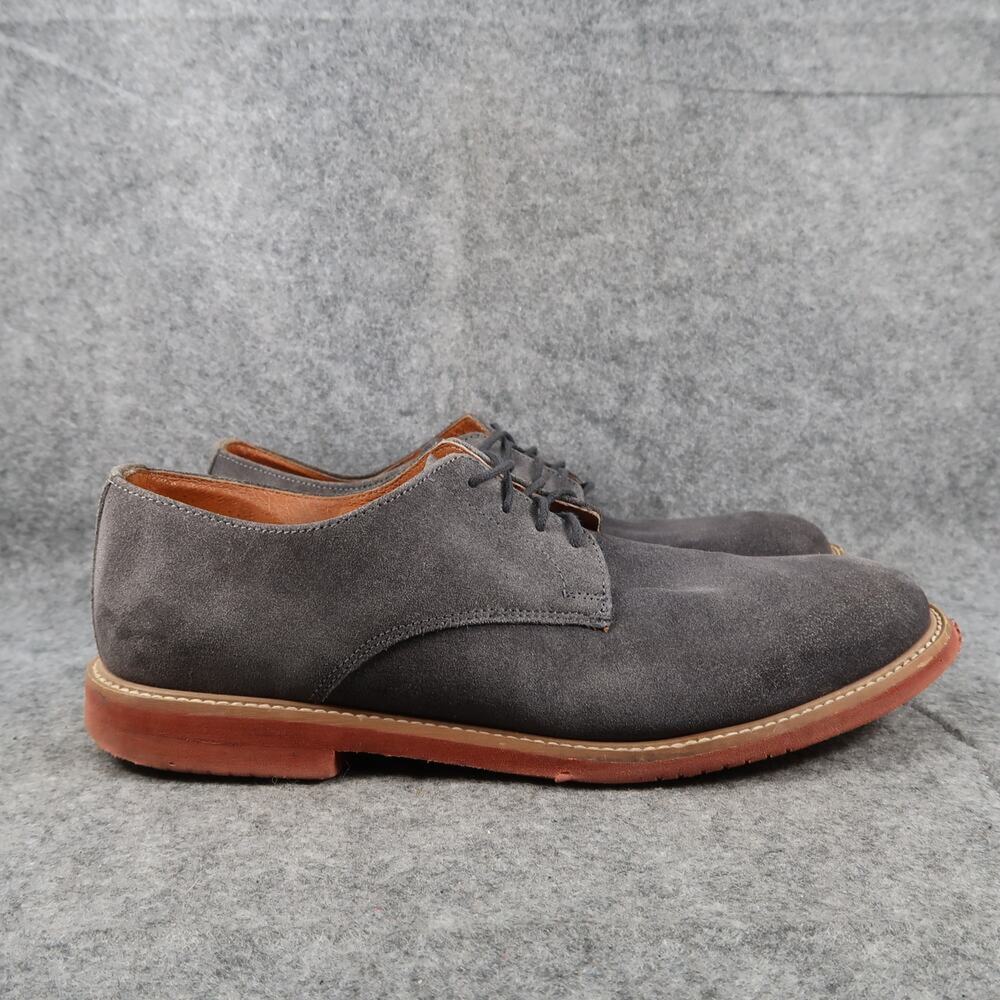 New Republic Shoes Mens 10.5 Derby Oxfords Leather Lace Up Dress Fashion Gray